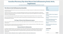 Desktop Screenshot of naturalantiinflammatory.org